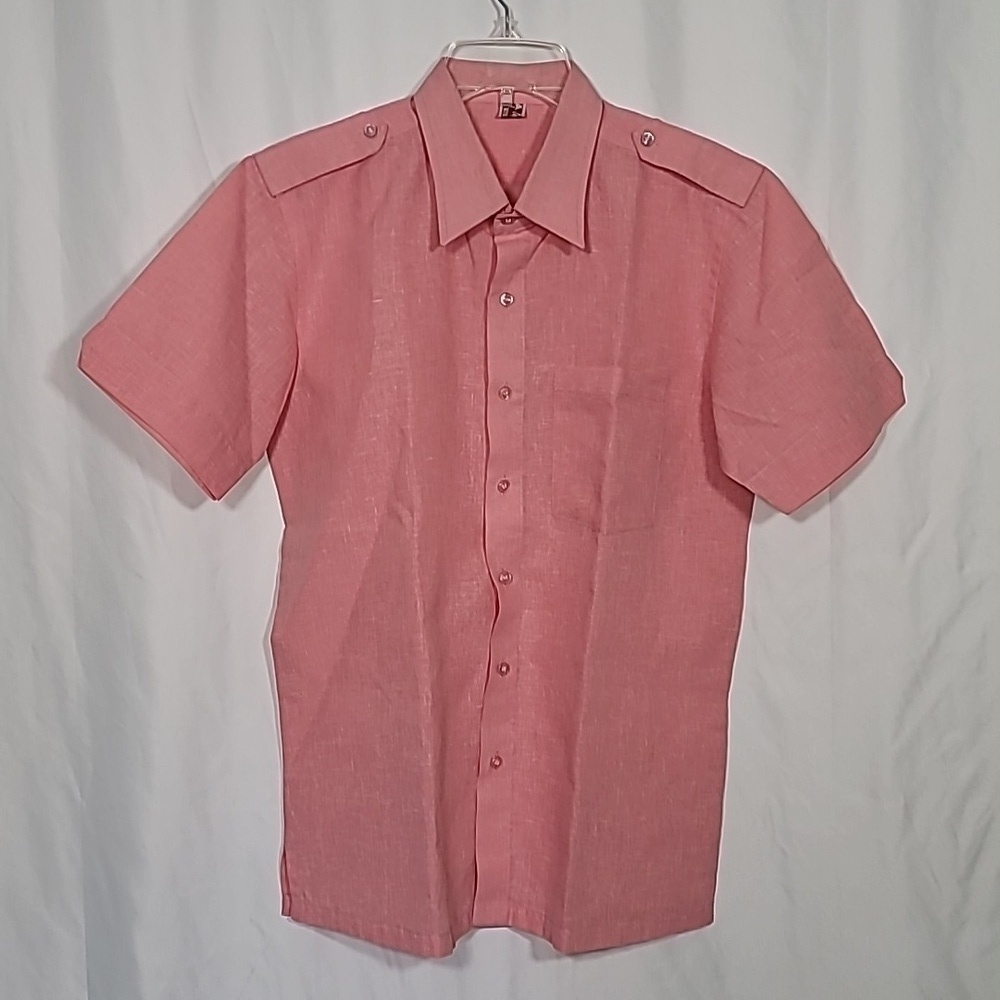Button Shirt  Sizel Pink  Cotton VTG